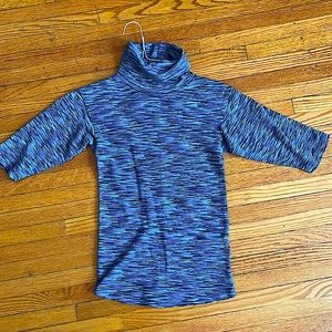 Free People Cotton Half-Sleeve Turtleneck (XS)